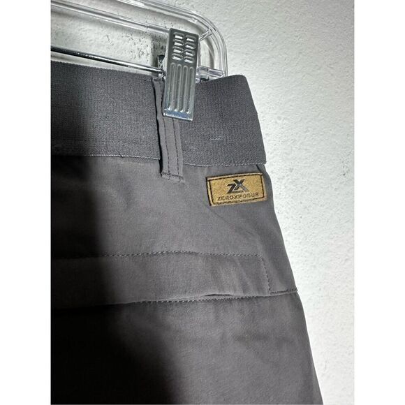 ZeroXposur Men’s Trek Pants Hiking Athletic Gray Pockets Size S - Picture 7 of 16